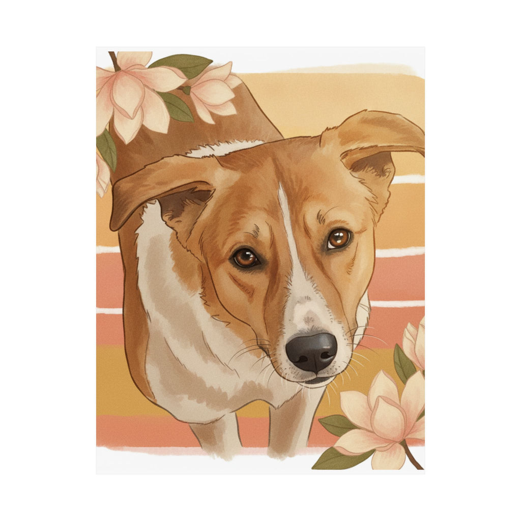 Southern Sunset — Dog — Matte Poster