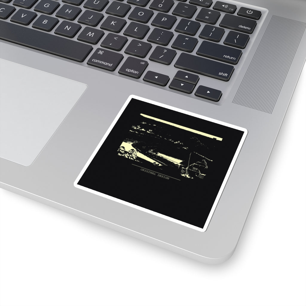 Minimalist Clothing Line Single Ink kiss-cut sticker — product view 5