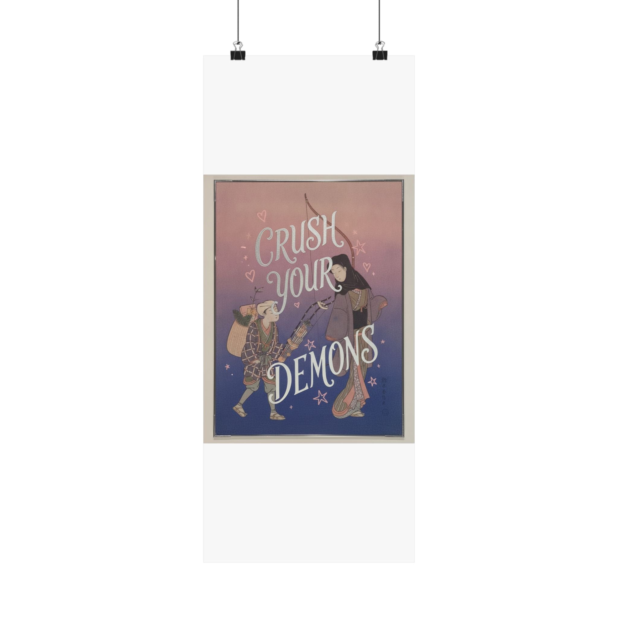 Affirmation — Demon-Crushing Bow — Matte Poster