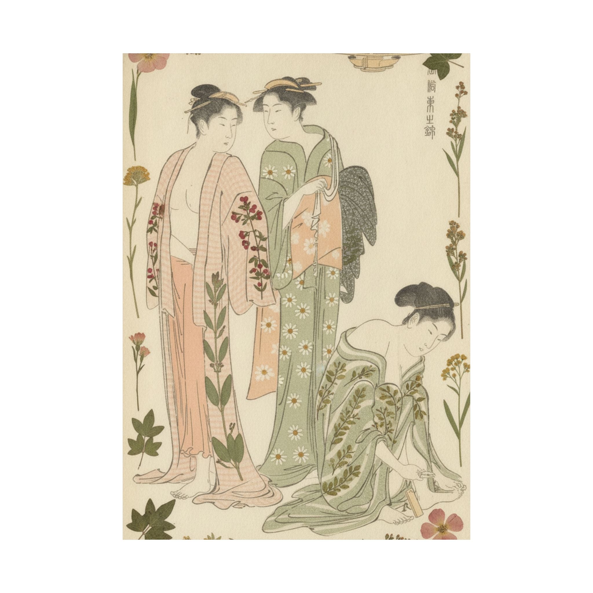 Botanical — Cutting The Toenails; The Toilet After The Bath — Matte Poster
