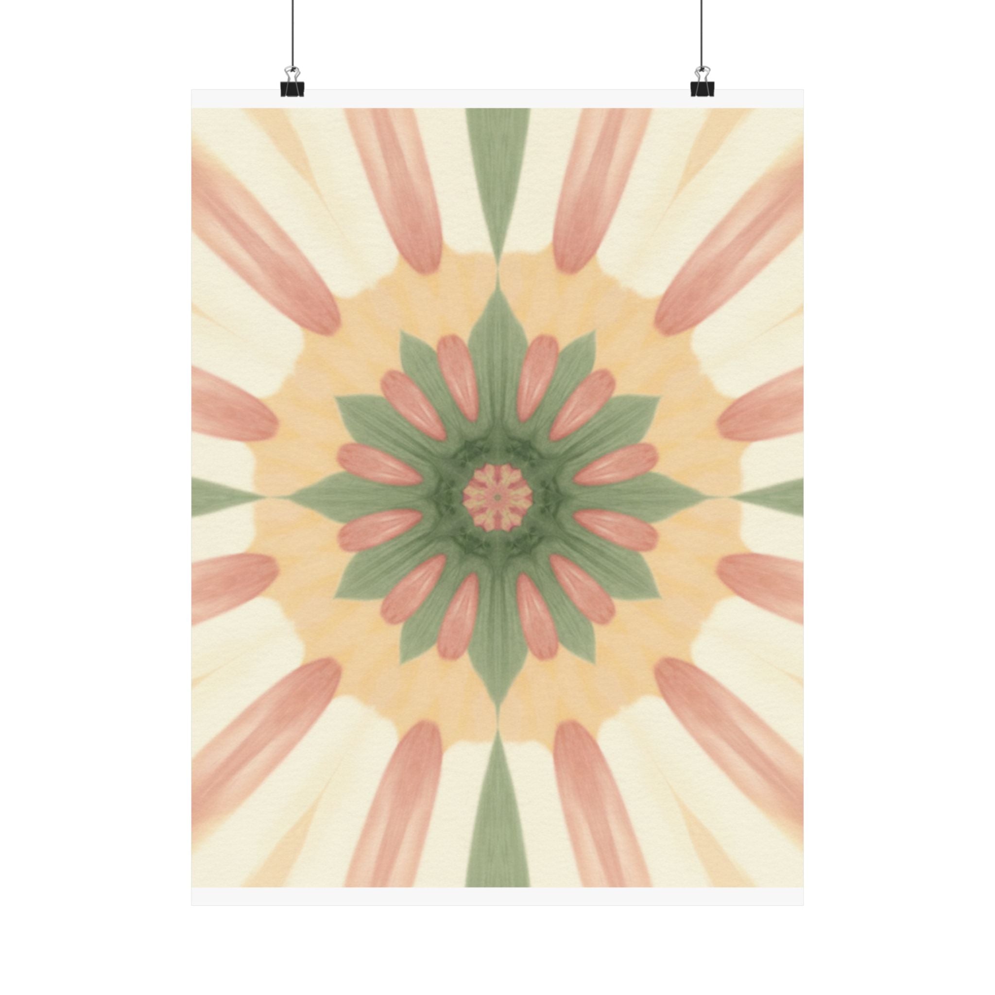 Botanical art print — product view 2