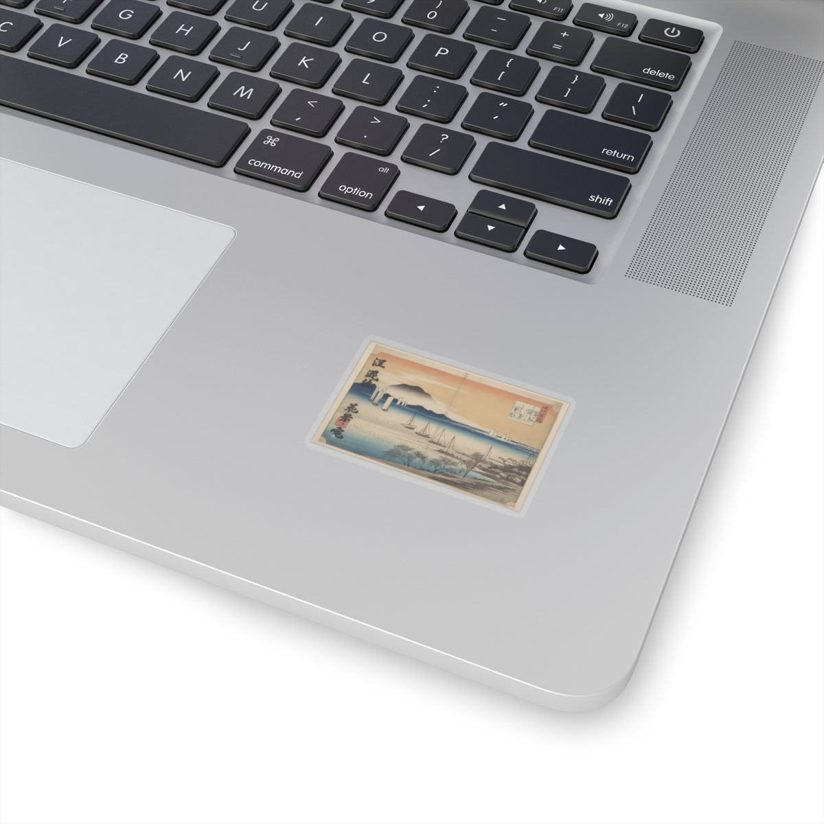 Affirmation — Sailing Boats Returning To Yabase, Lake Biwa — Kiss-Cut Sticker