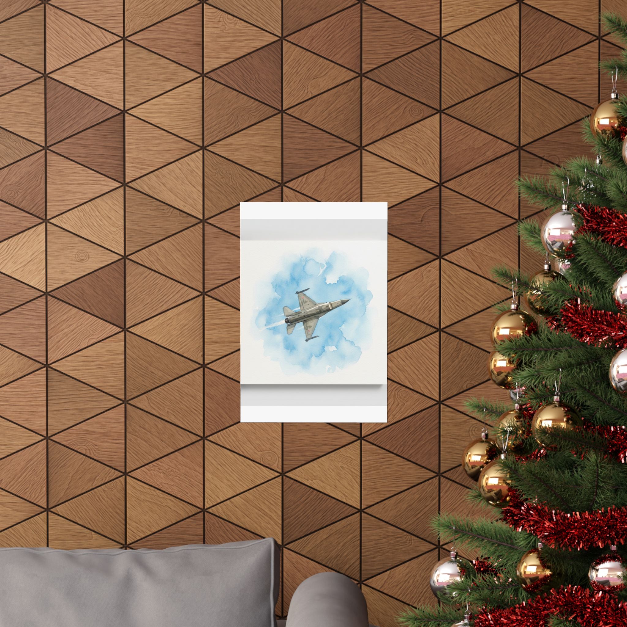 Watercolor — Aircraft — Matte Poster