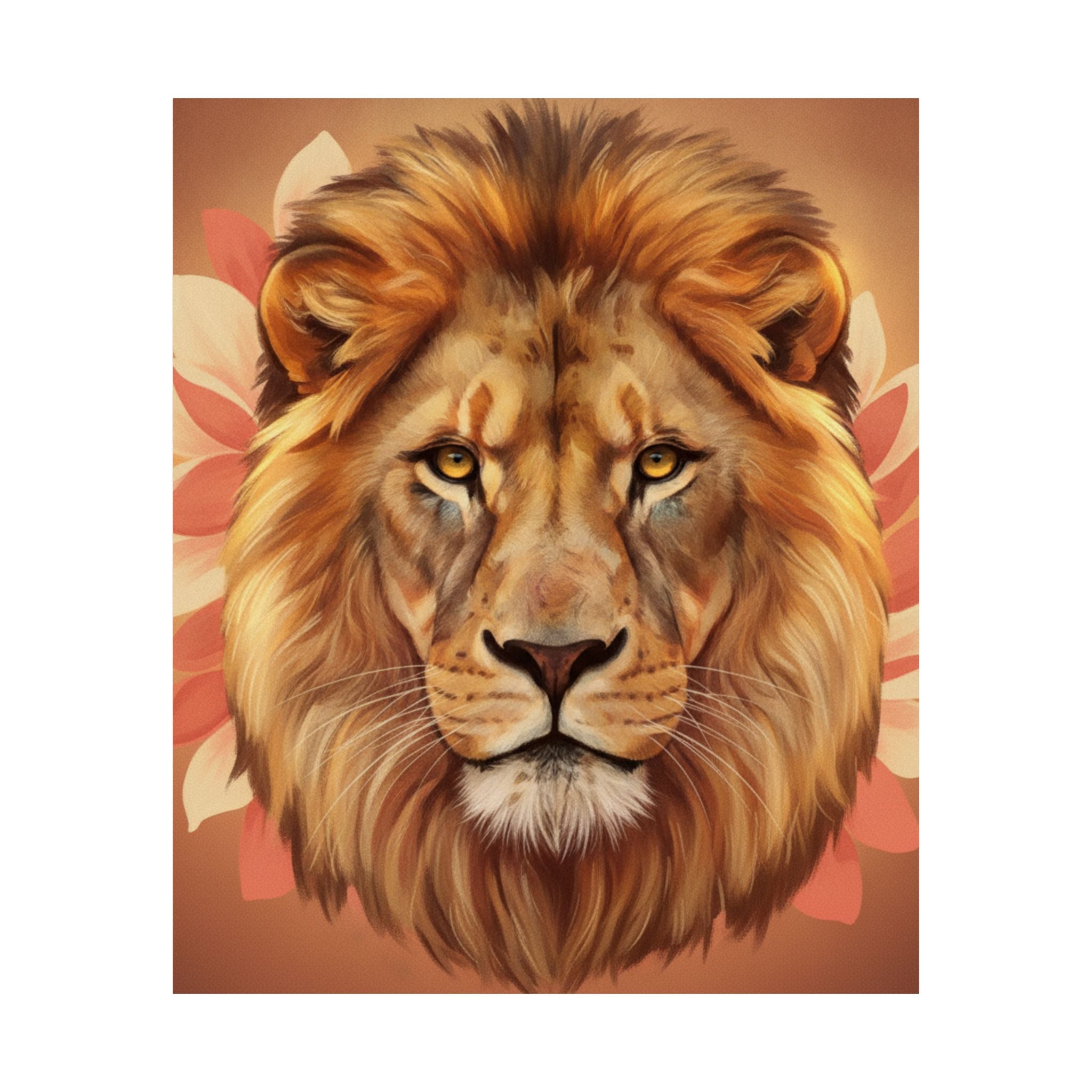 Southern Sunset — Lion — Matte Poster