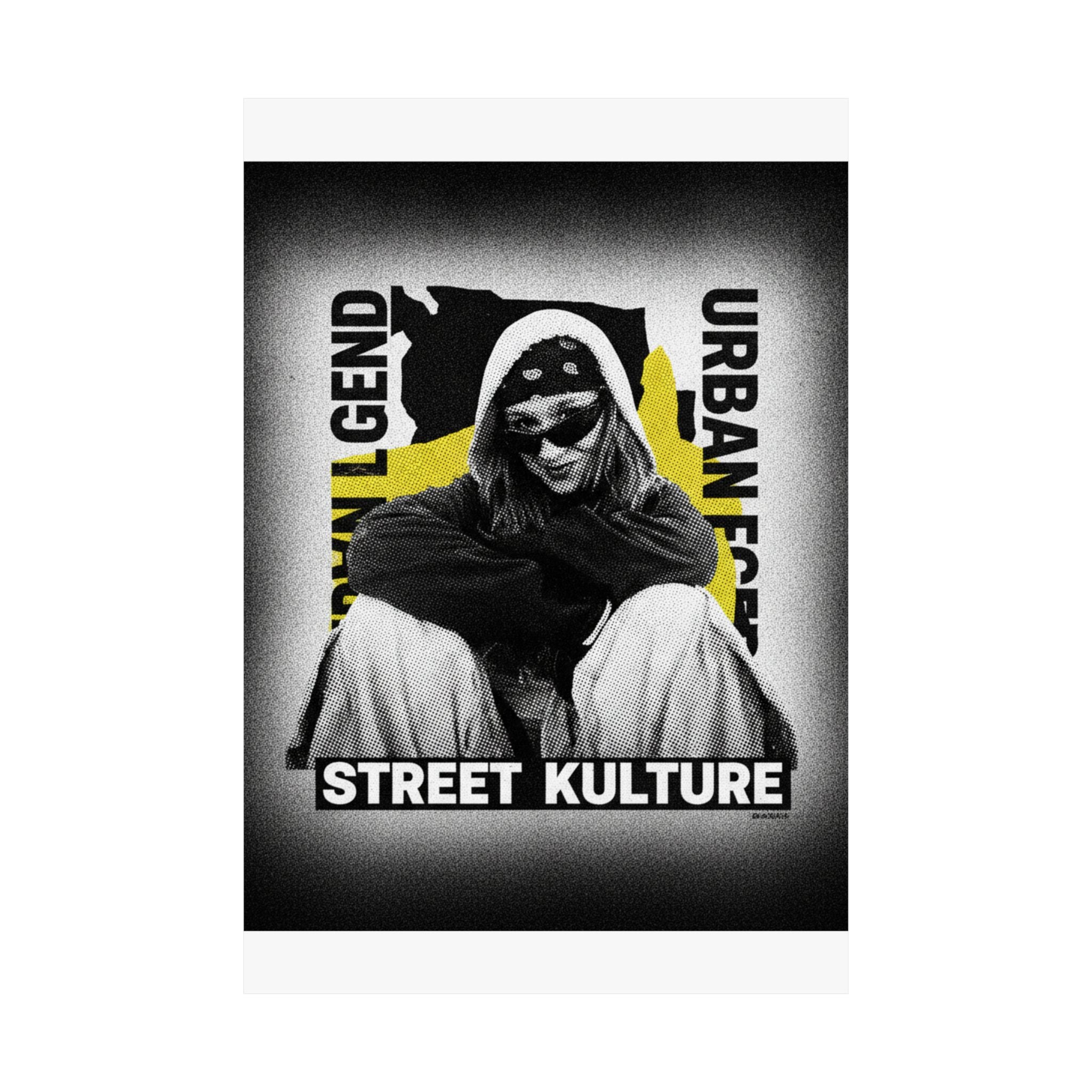 Streetwear Collage — Person — Matte Poster