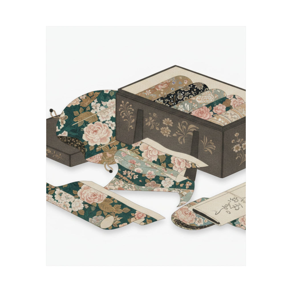 Ecommerce Main — Box With Draperies — Matte Poster