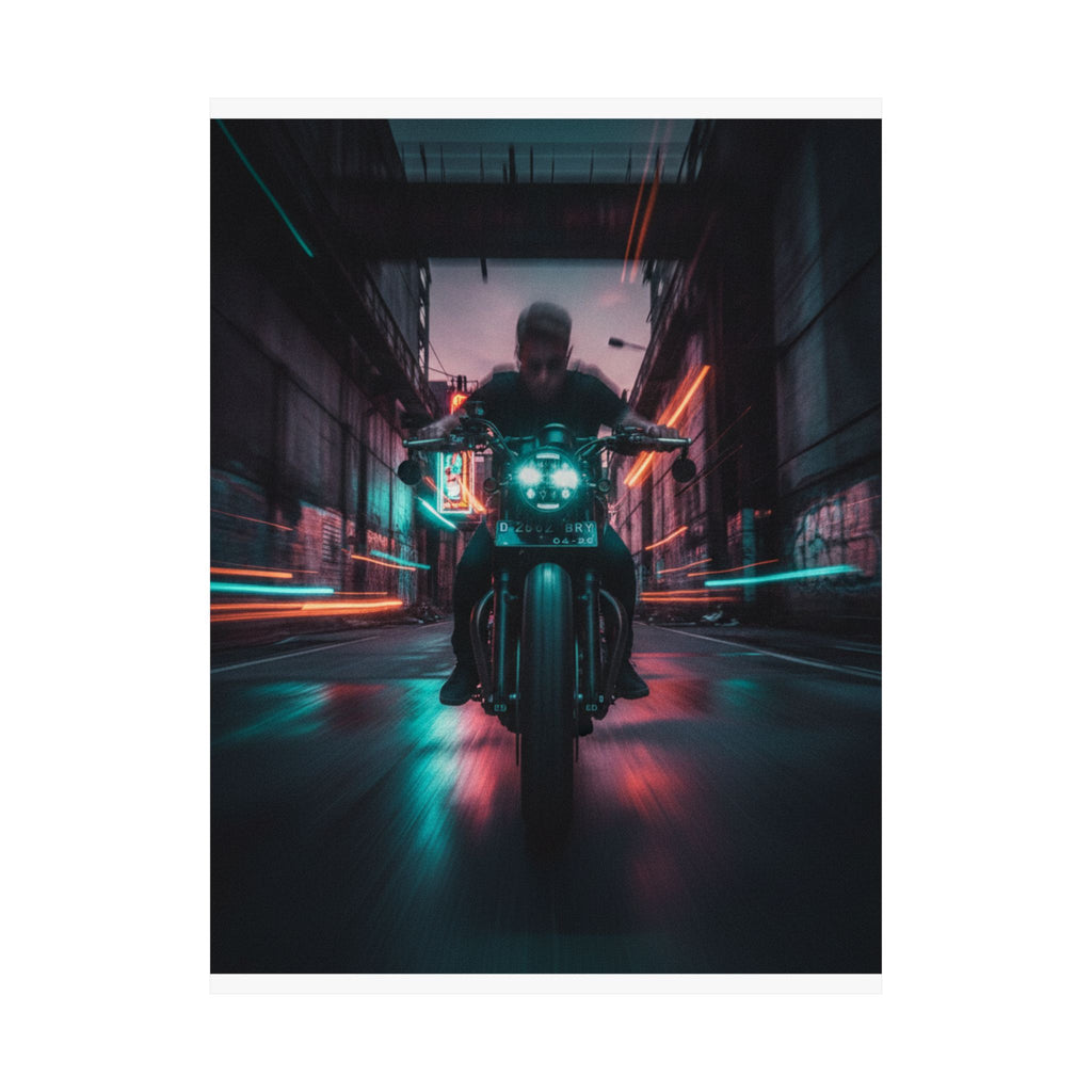 Fast Furious — Motorcycle — Matte Poster