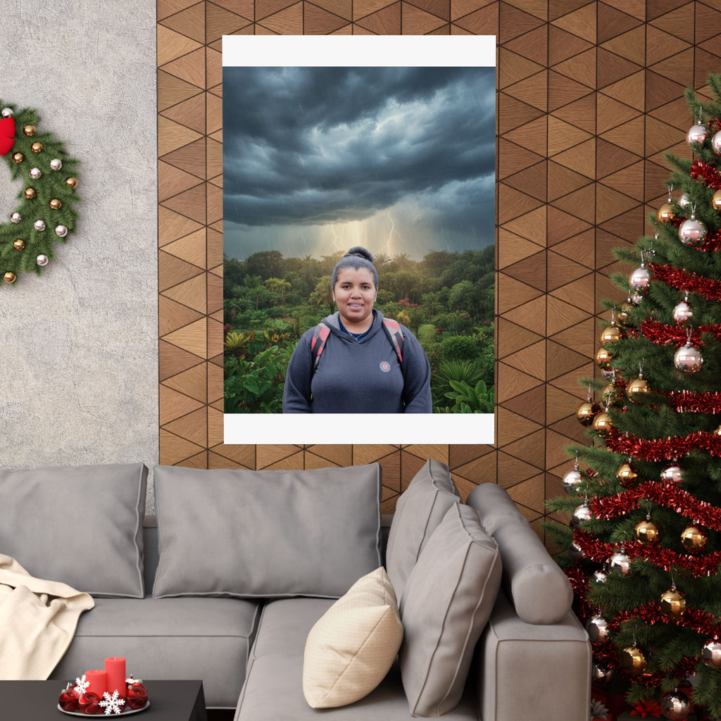 Dramatic Storm — Person — Matte Poster — Poster 2