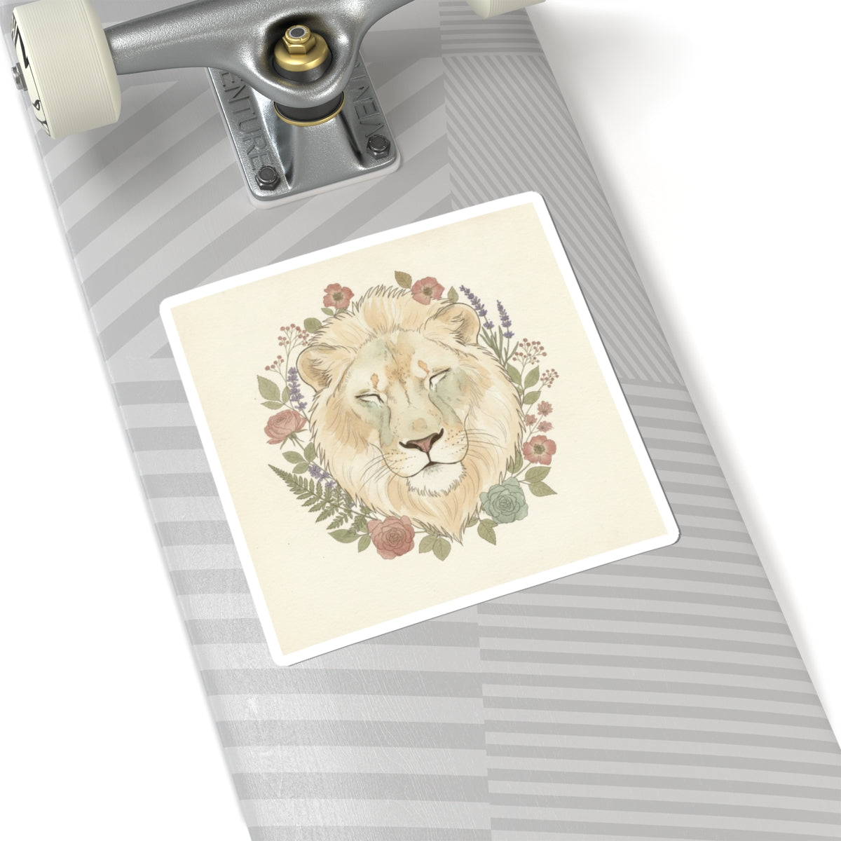 Botanical — Lion — Kiss-Cut Sticker