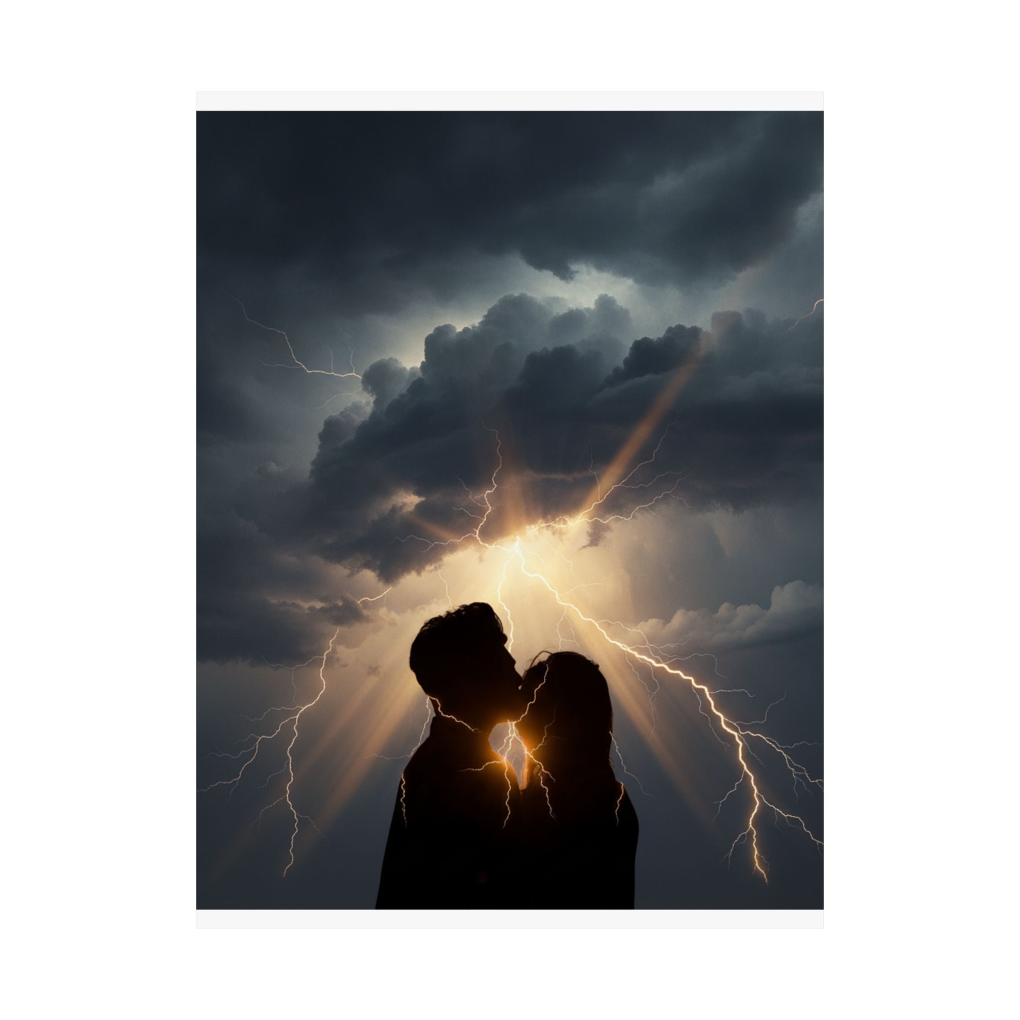 Dramatic Storm — Person — Matte Poster