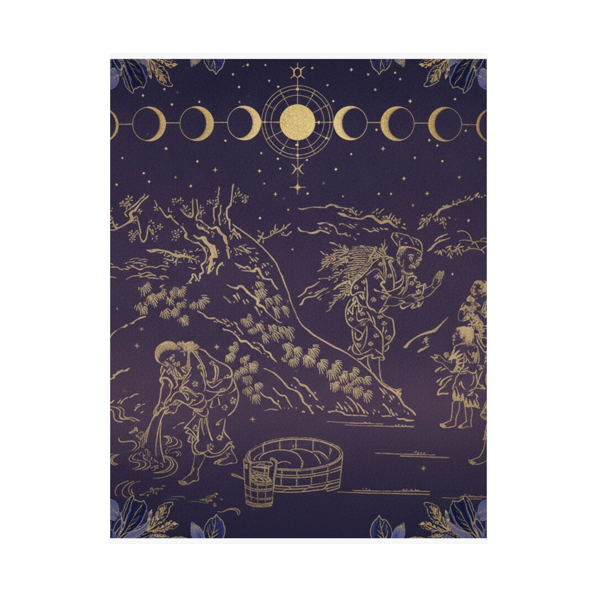 Celestial — Fagot–Gatherer Finds Boy With Sparrow — Matte Poster