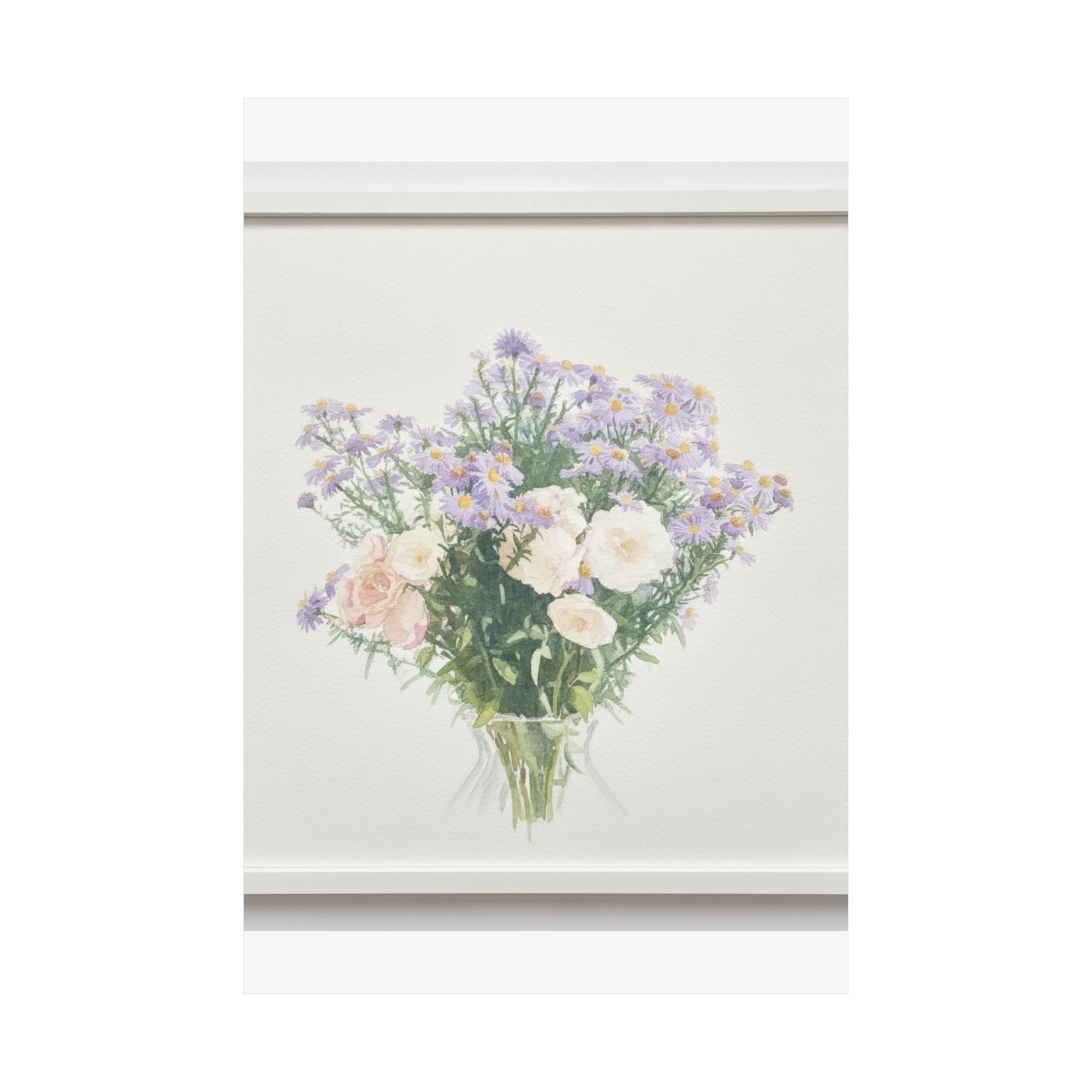 Watercolor — Flowers — Matte Poster
