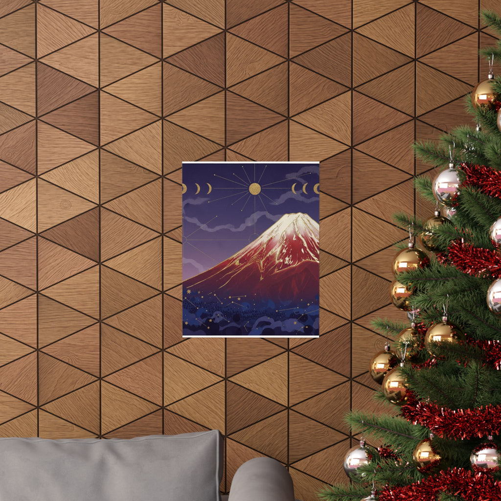 Celestial — South Wind, Clear Sky (Gaifū Kaisei), Also Known As Red Fuji, From The Series Th — Matte Poster