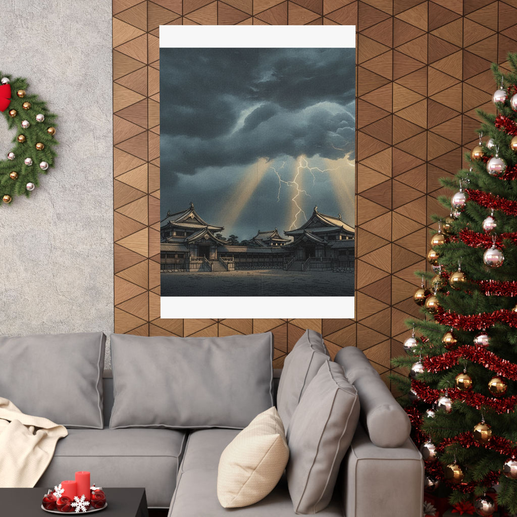 Dramatic Storm — The Inner Palace Of Chiyoda (Chiyoda No Ōoku) — Matte Poster