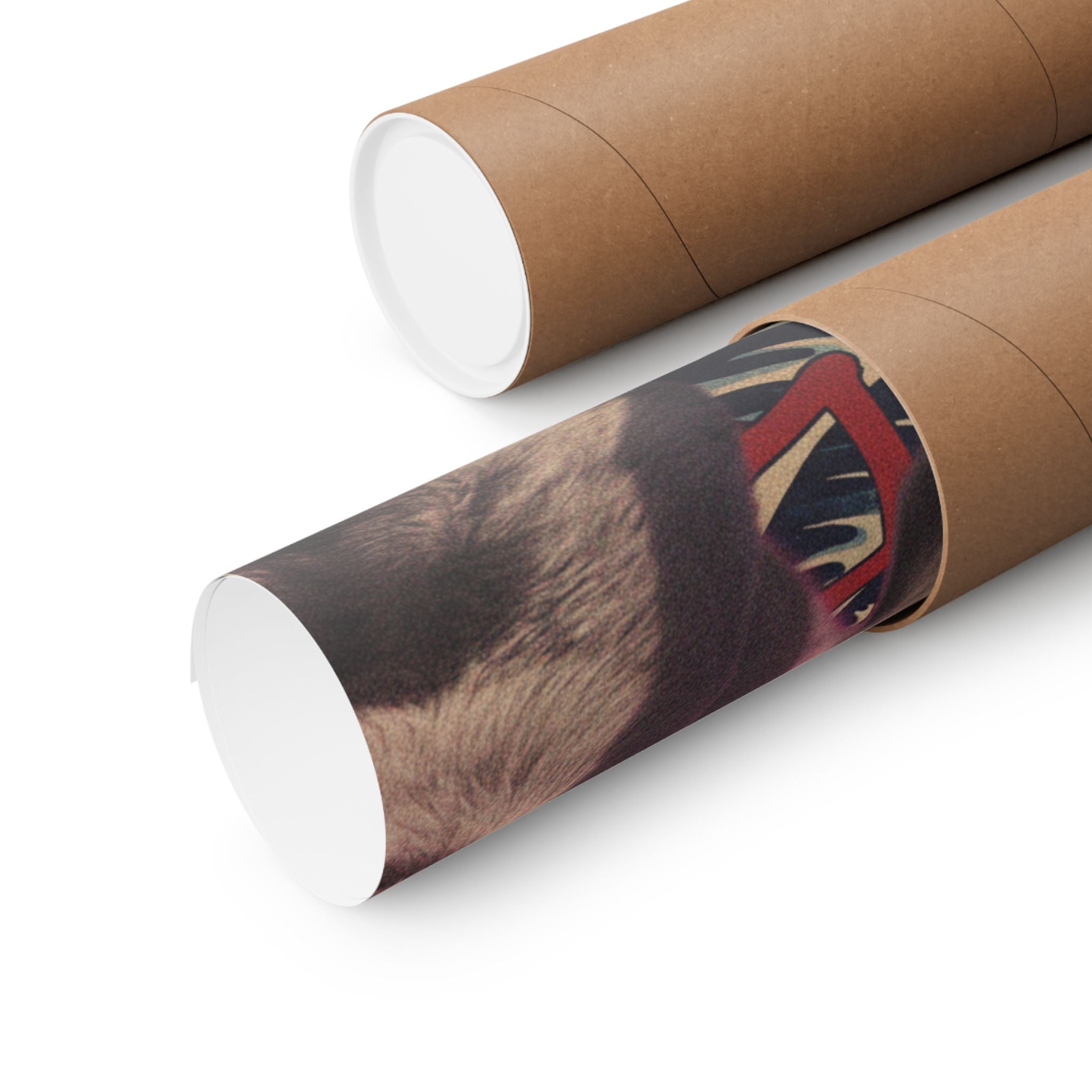 Japanese Street — Dog — Matte Poster