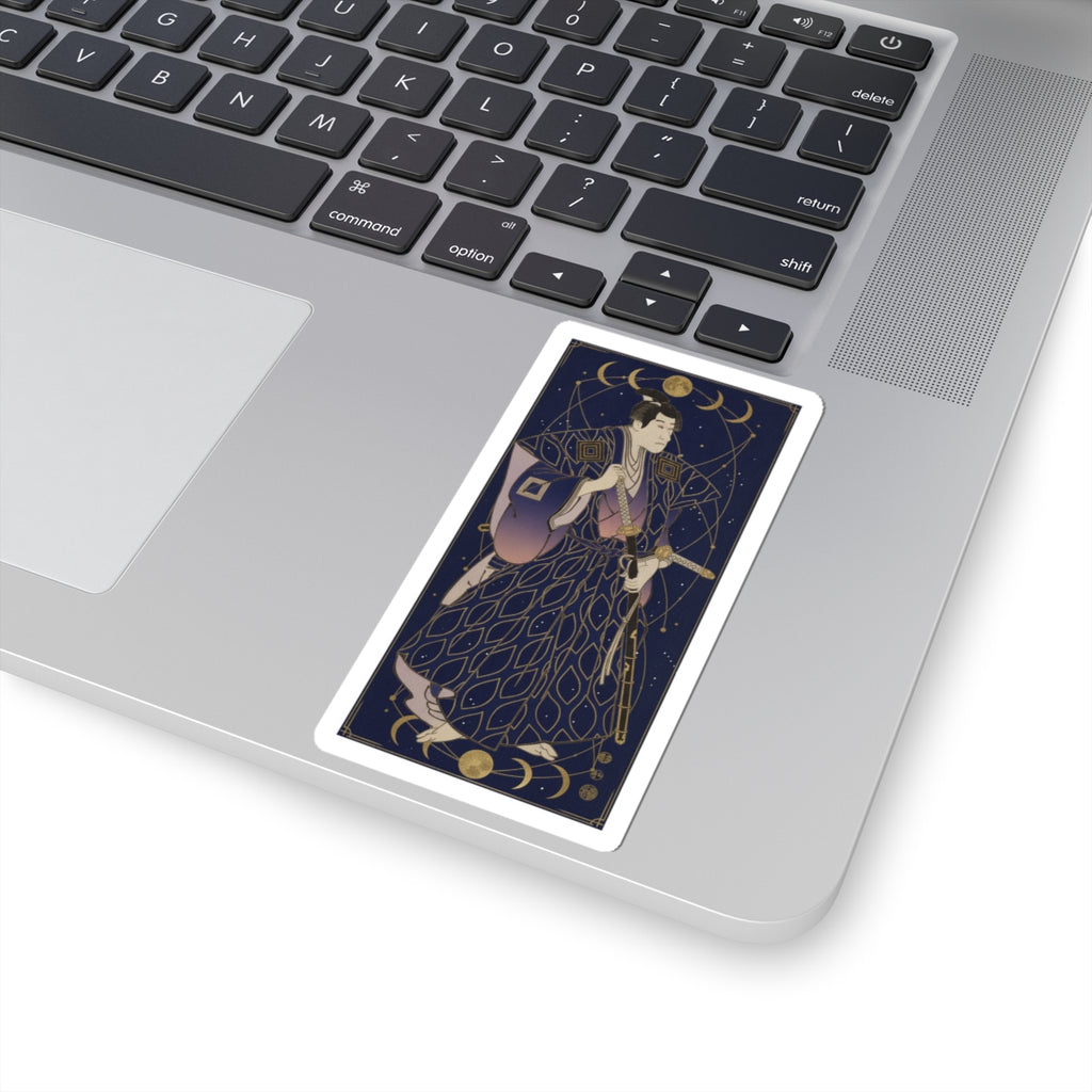 Celestial — Ichikawa Danjuro Vi As Funa Bansaku,Son Of Fuwa Banzayemon — Kiss-Cut Sticker