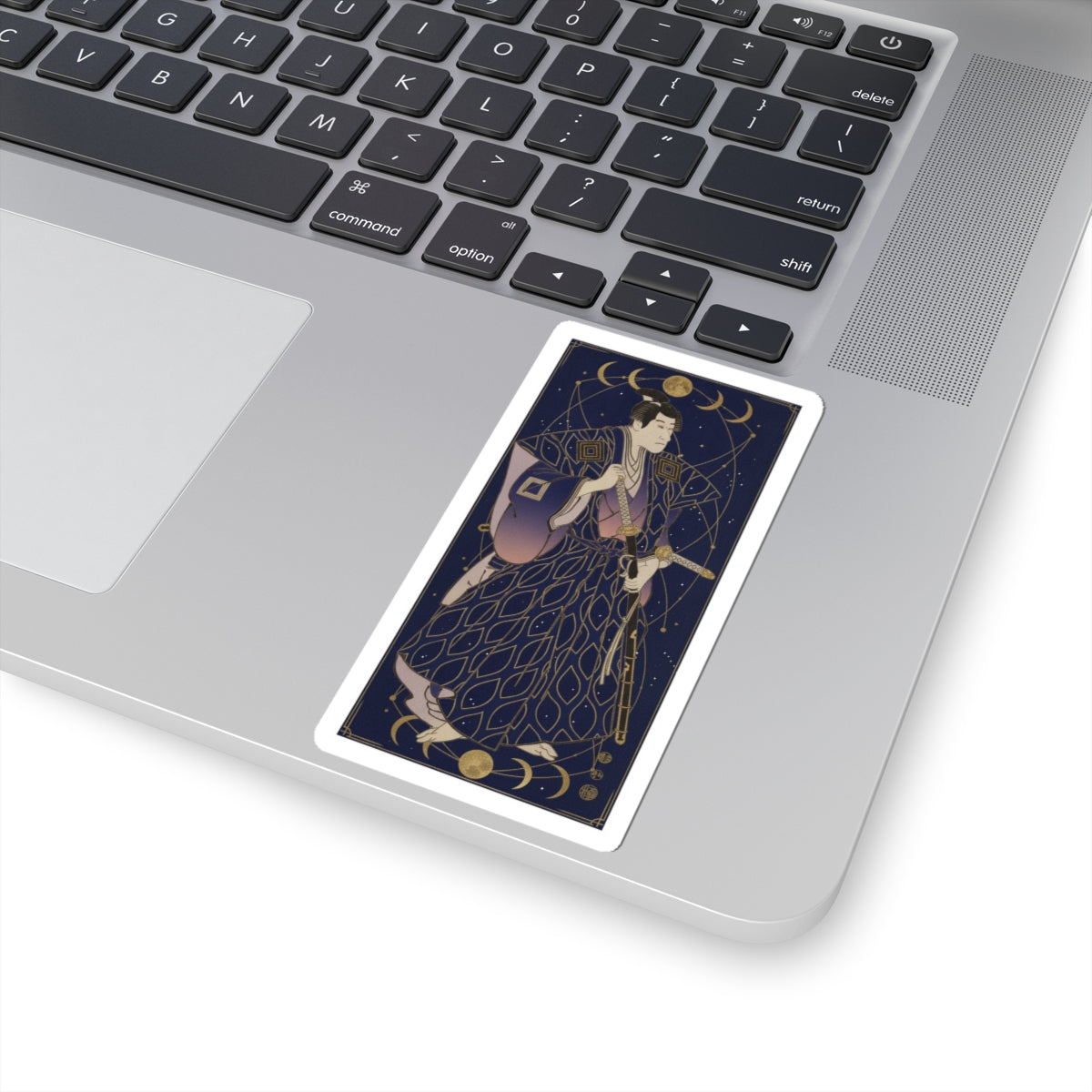 Celestial — Ichikawa Danjuro Vi As Funa Bansaku,Son Of Fuwa Banzayemon — Kiss-Cut Sticker