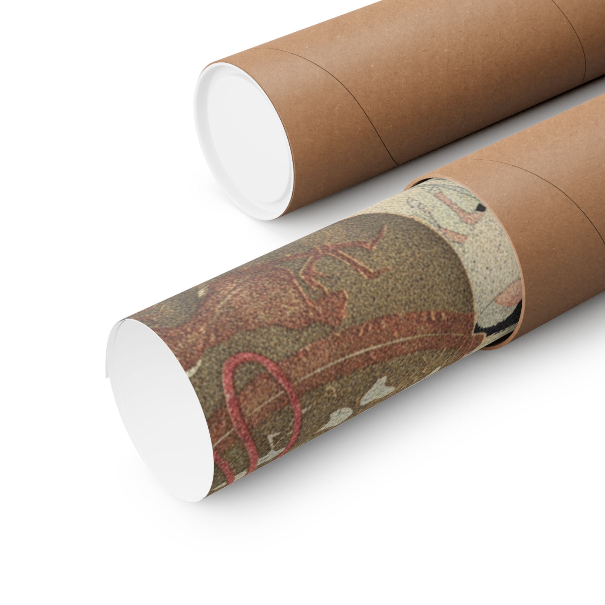 Vintage Bootleg — Scroll Painting Of Horse — Matte Poster