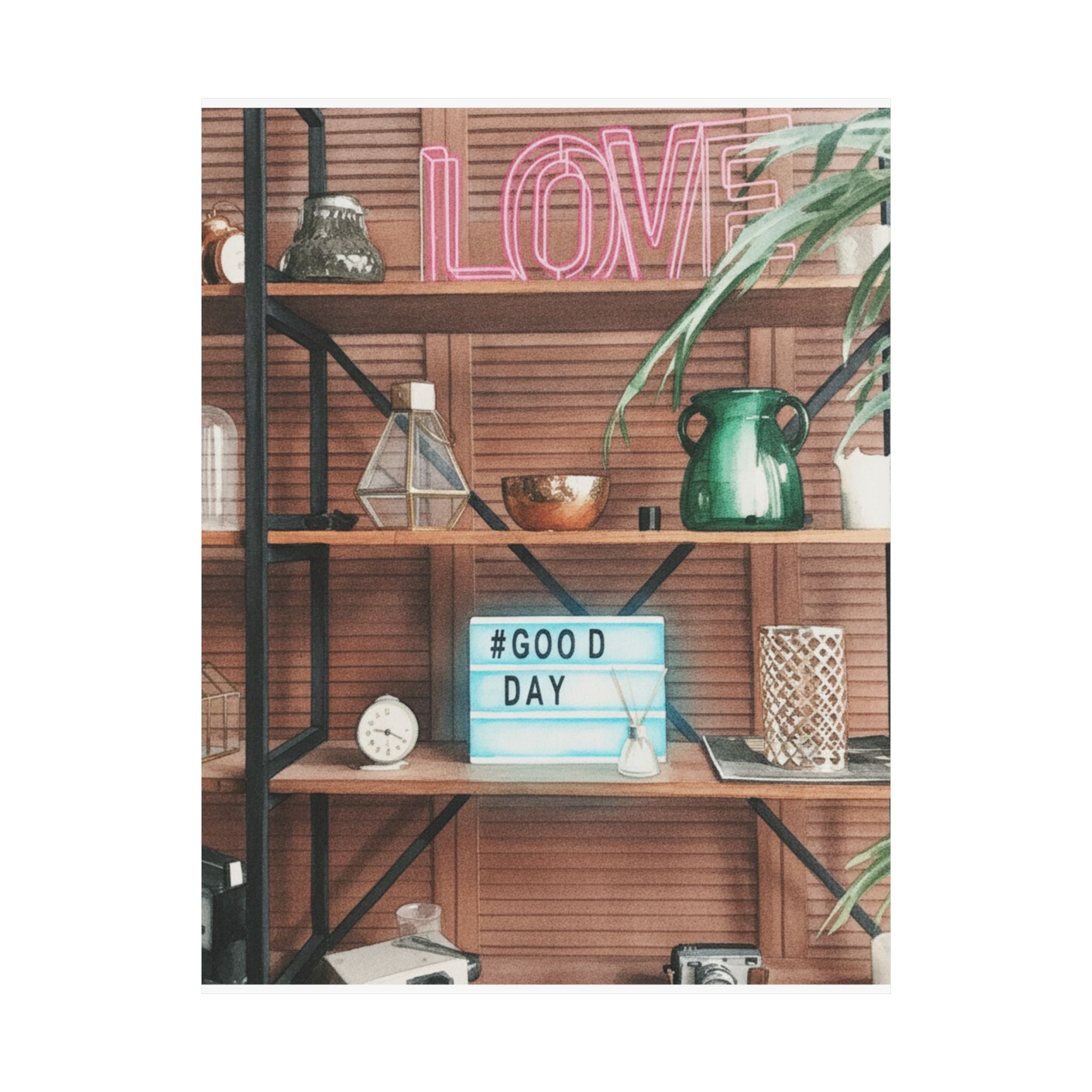 Watercolor — Home — Matte Poster
