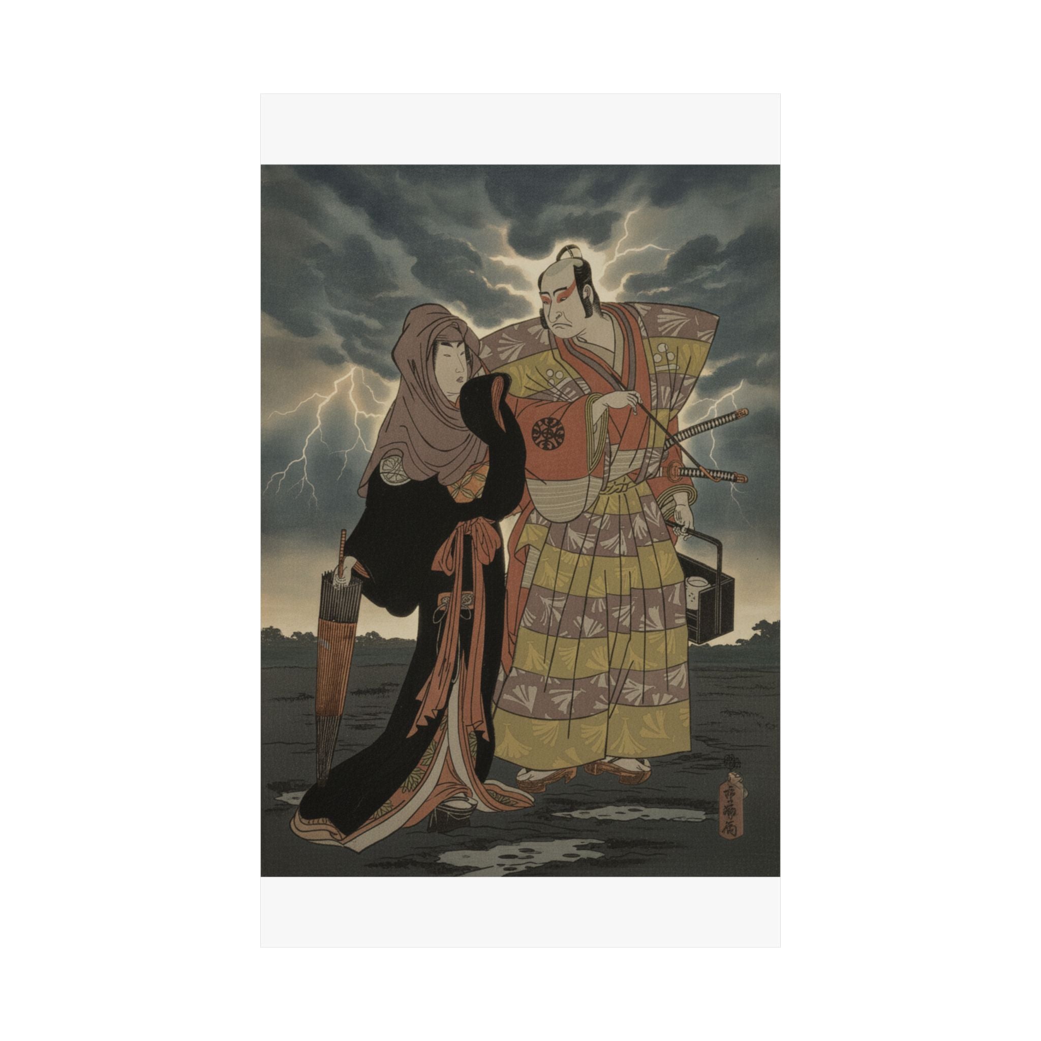 Dramatic Storm — Scene From A Drama — Matte Poster