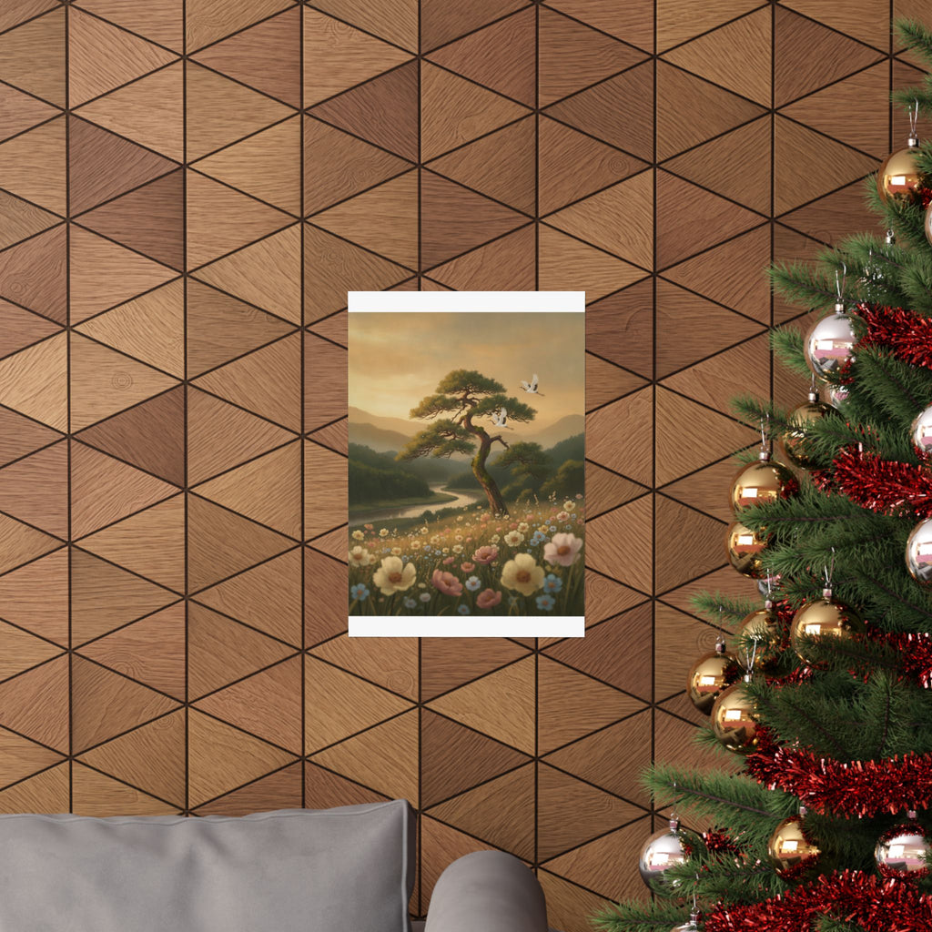 Scenic Nature — Picture Book Of Amusements Of The Eastern Capital (Ehon Azuma Asobi) — Matte Poster