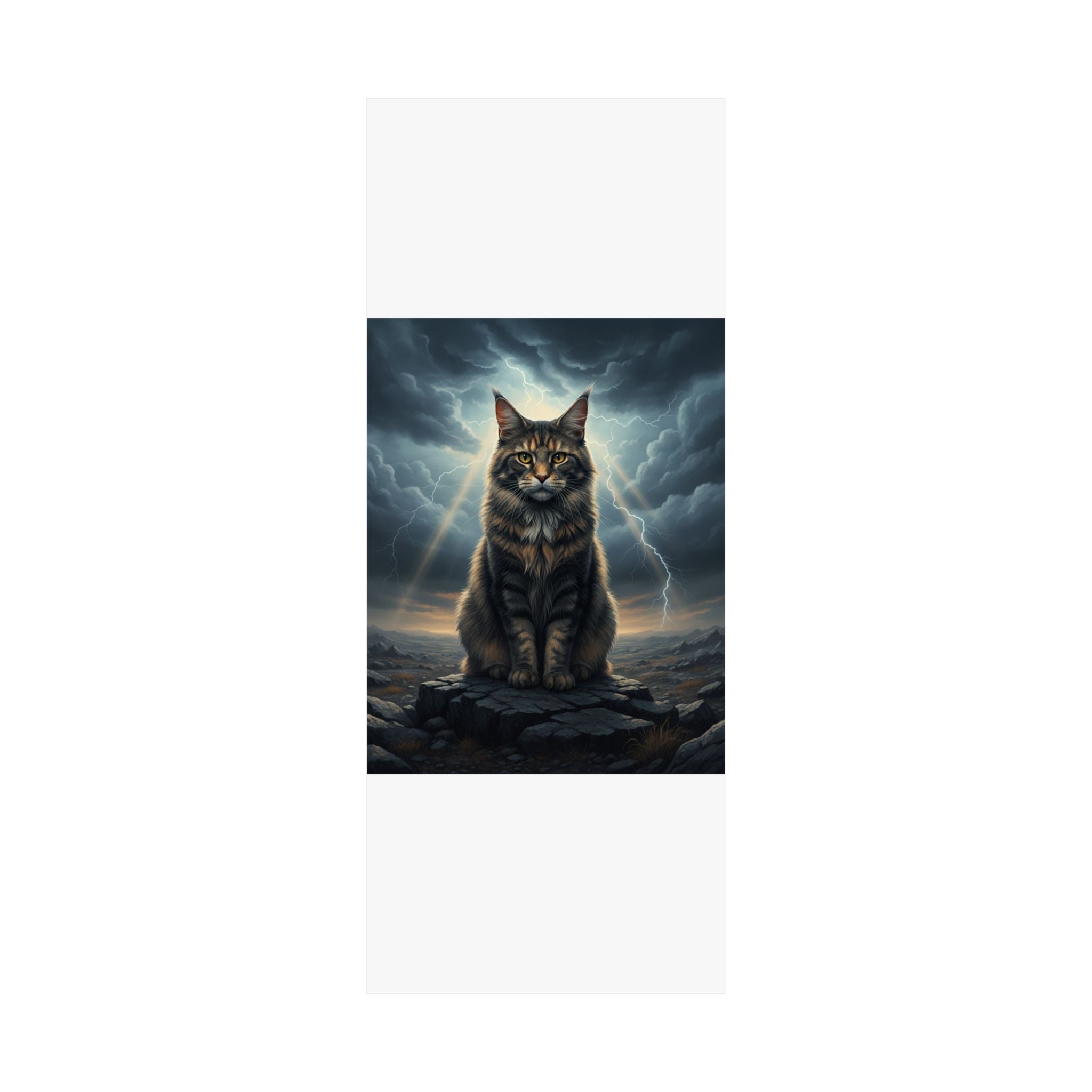 Dramatic Storm — Cat — Matte Poster