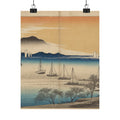 Affirmation — Sailing Boats Returning To Yabase, Lake Biwa — Matte Poster