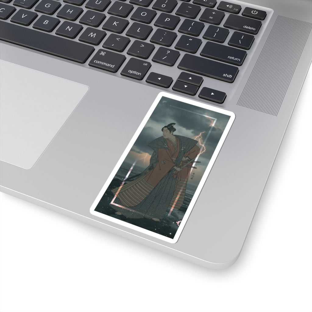 Dramatic Storm — The Third Segawa Kikunojo In The Role Of Oboshi Rikiya — Kiss-Cut Sticker