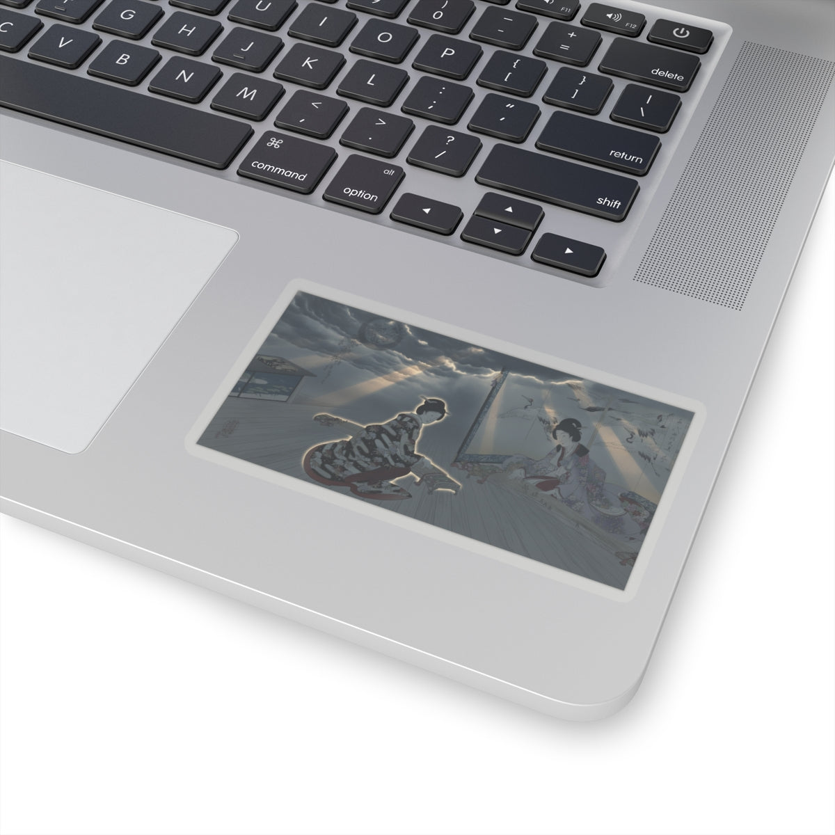 Dramatic Storm — Chiyoda Castle (Album Of Women) — Kiss-Cut Sticker