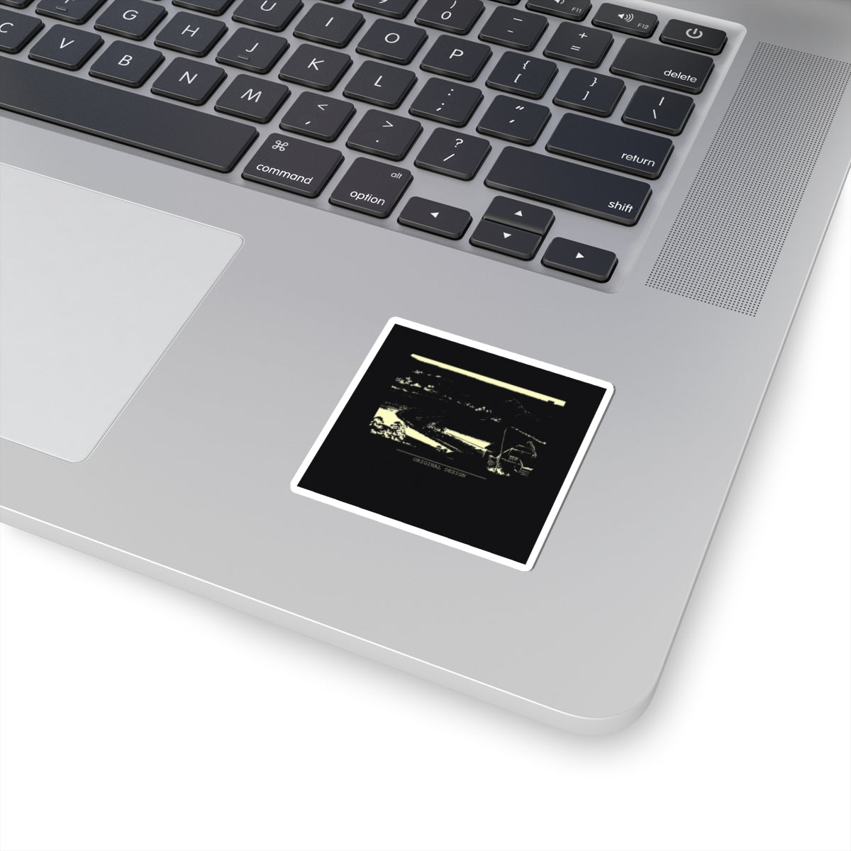Minimalist Clothing Line Single Ink kiss-cut sticker — product view 11