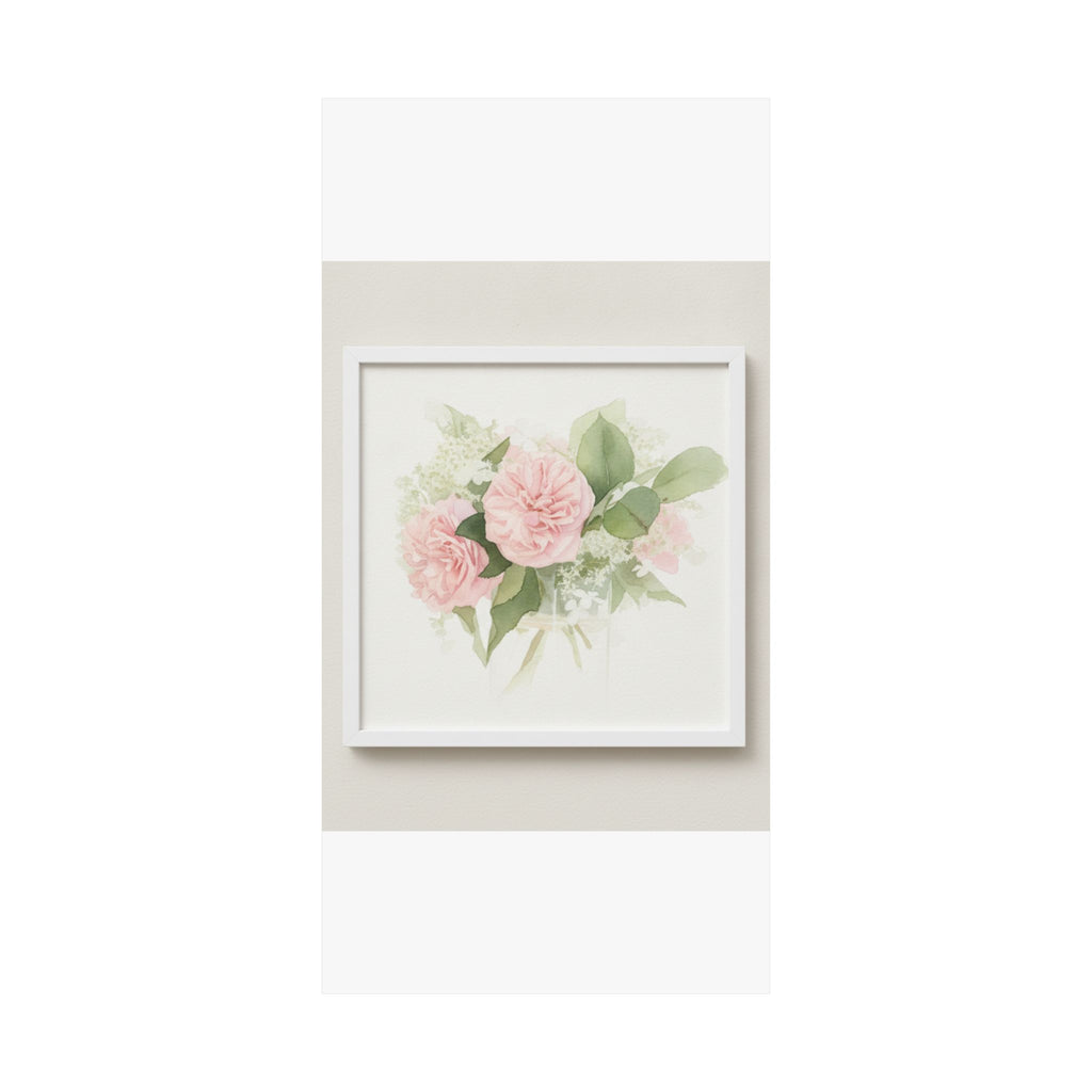 Watercolor — Flower — Matte Poster