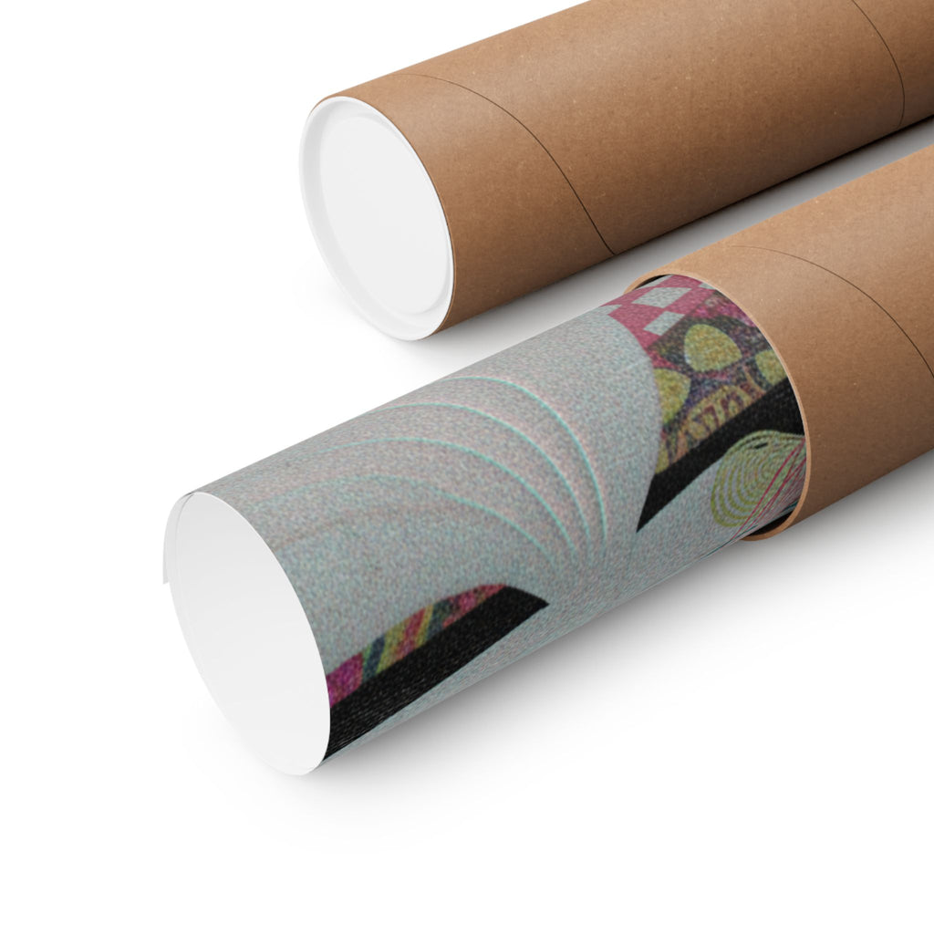 Glitch Culture — Rolls Of Cloth, Cotton And Yarn — Matte Poster