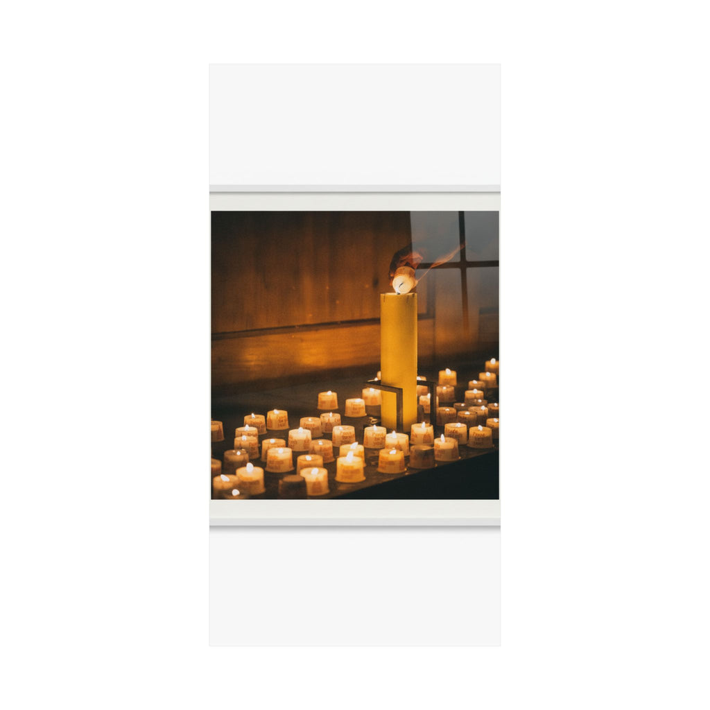 Watercolor — Candle — Matte Poster