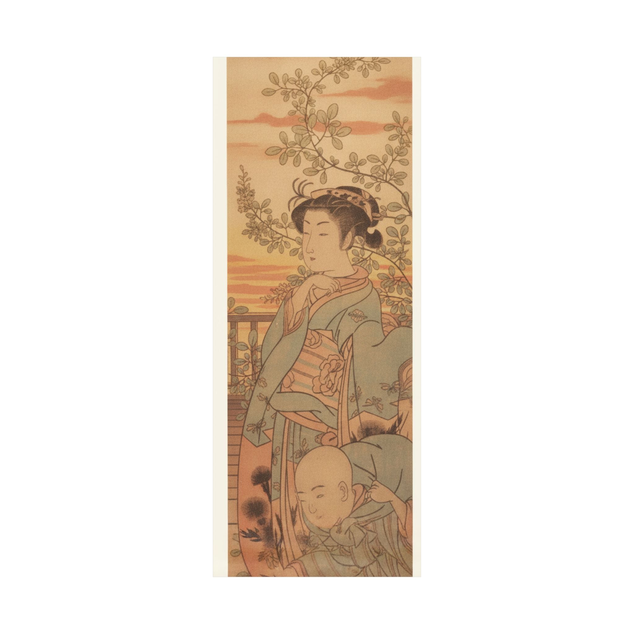 Southern Sunset — A Young Lady And Her Boy Servant — Matte Poster