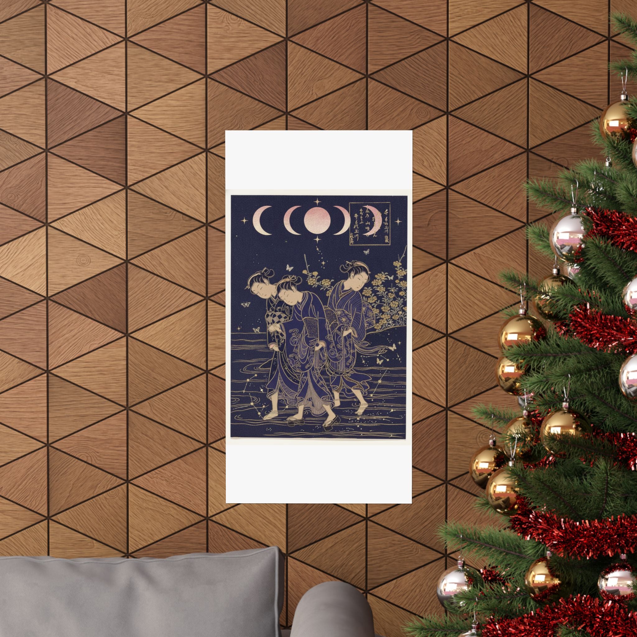 Celestial — The Tama River At Ide, Yamashiro Province — Matte Poster