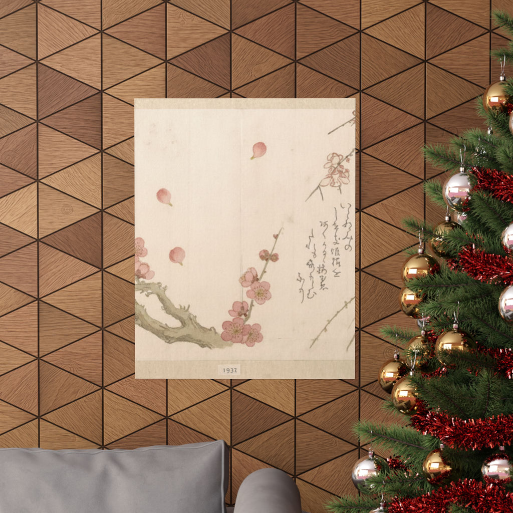 Botanical — Plum Blossom — Matte Poster