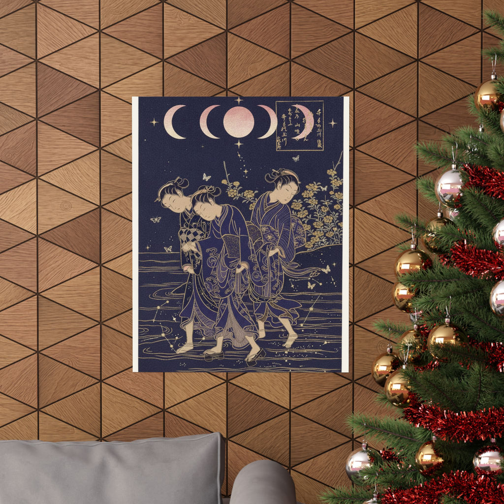 Celestial — The Tama River At Ide, Yamashiro Province — Matte Poster