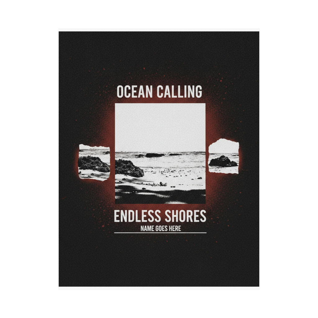 Streetwear Collage — Beach — Matte Poster