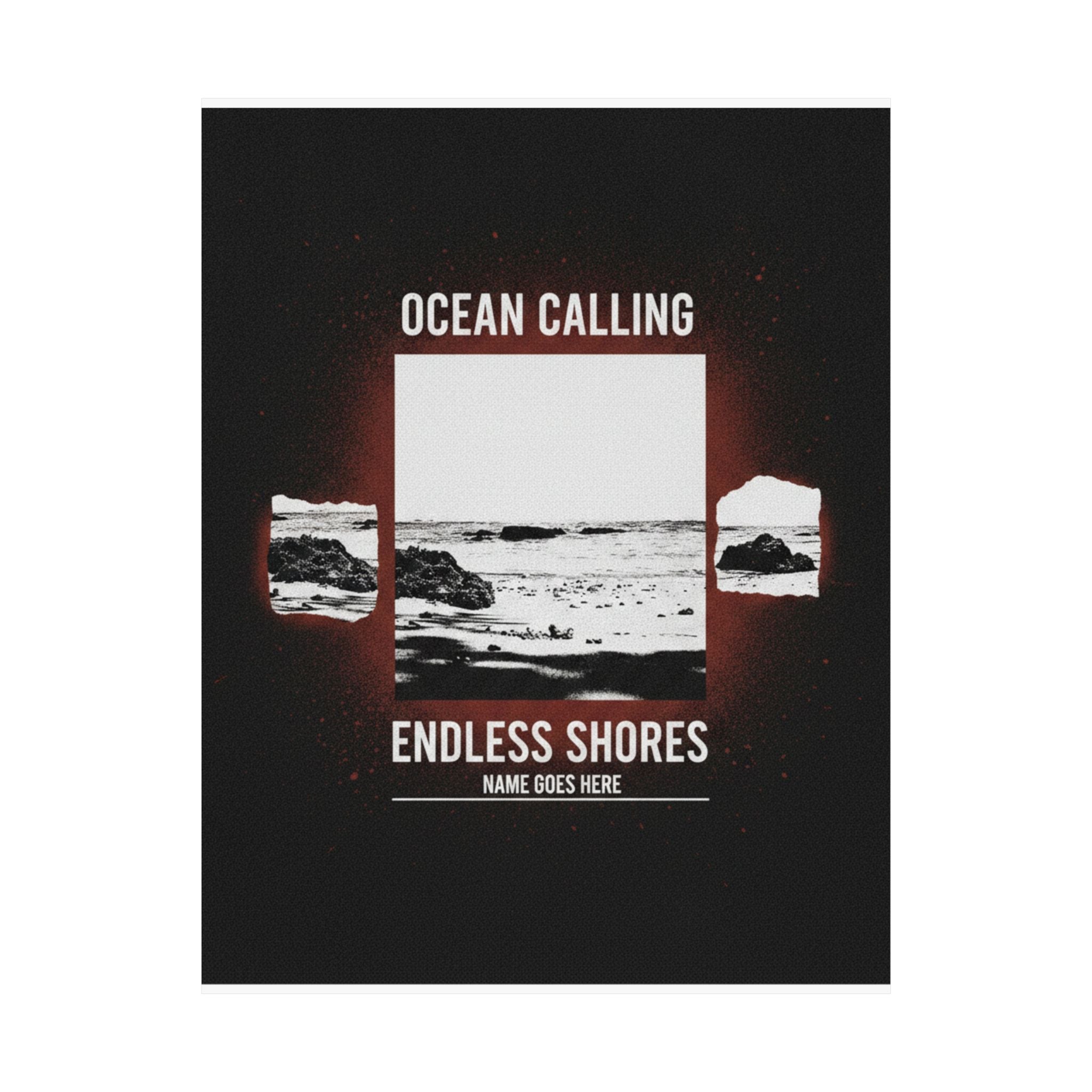 Streetwear Collage — Beach — Matte Poster