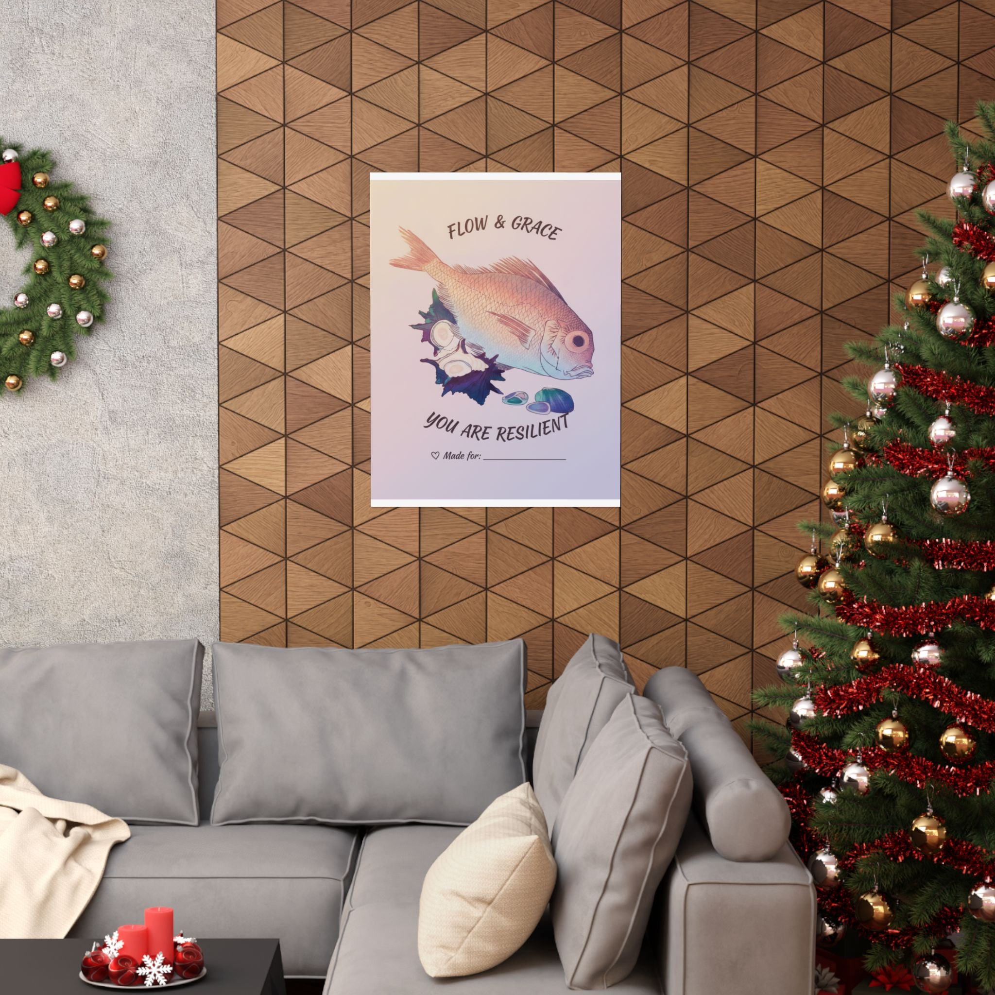 Affirmation — Tai Fish And Top-Shells — Matte Poster
