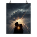 Dramatic Storm — Person — Matte Poster