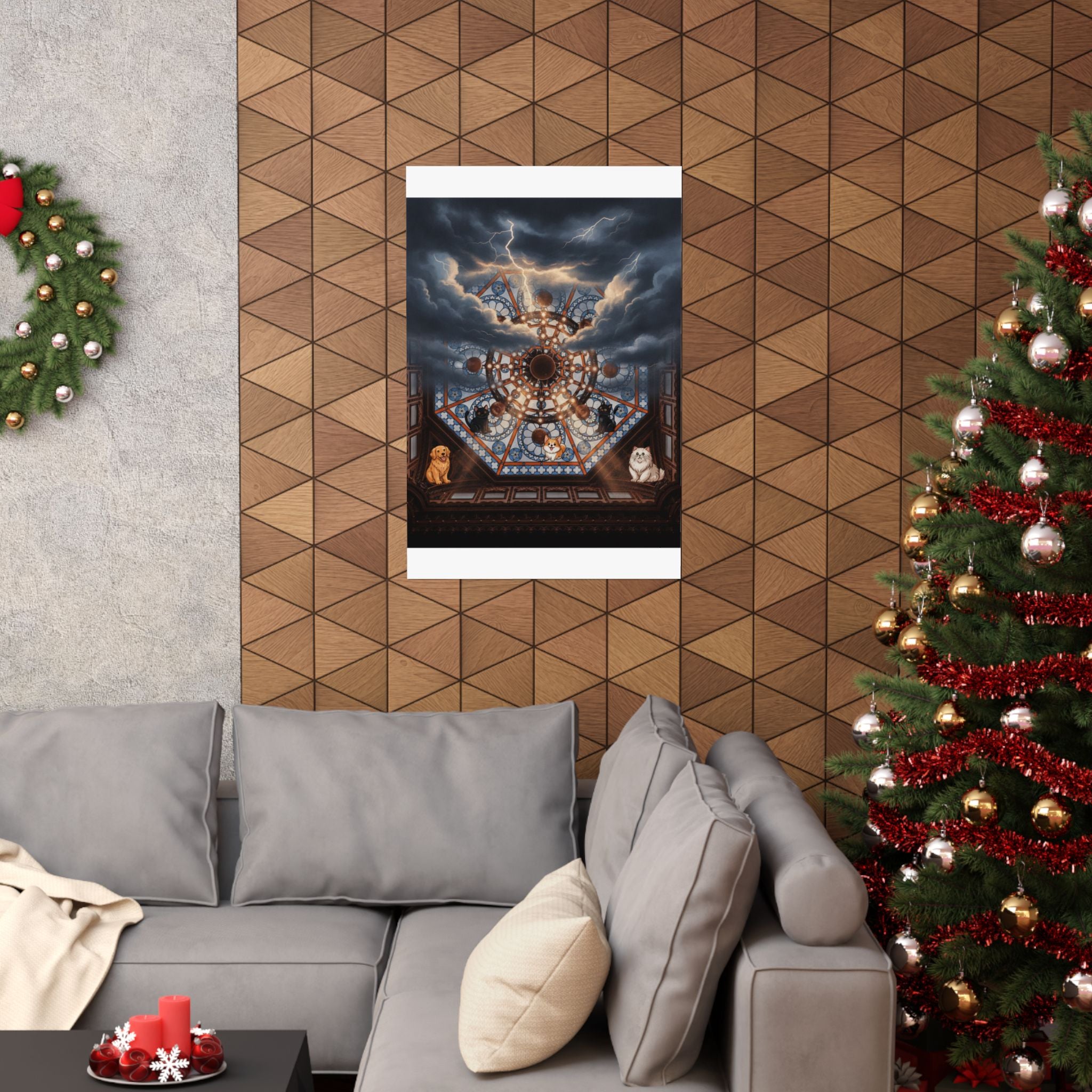 Dramatic Storm — Ceiling — Matte Poster