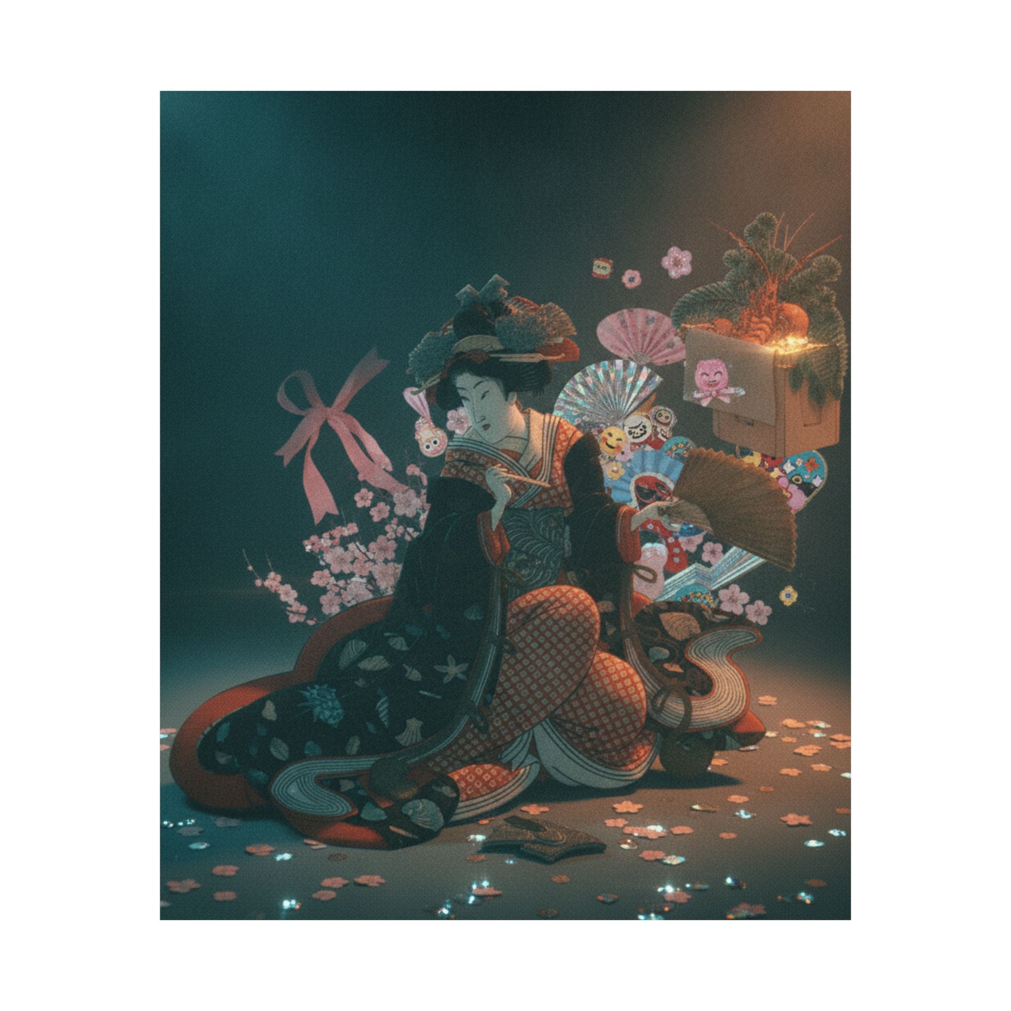 Cinematic — Courtesan And New Year Decoration — Matte Poster
