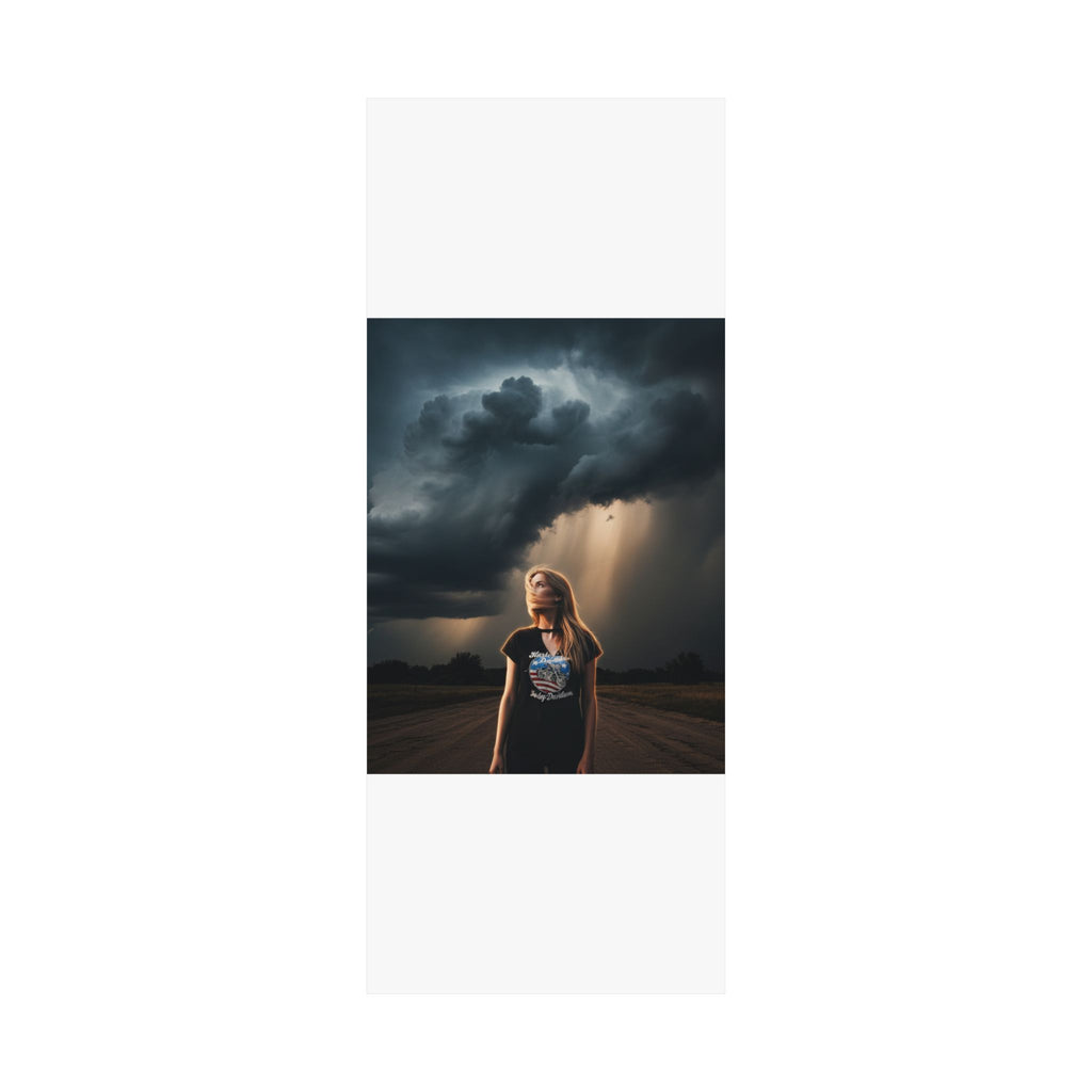 Dramatic Storm — Person — Matte Poster