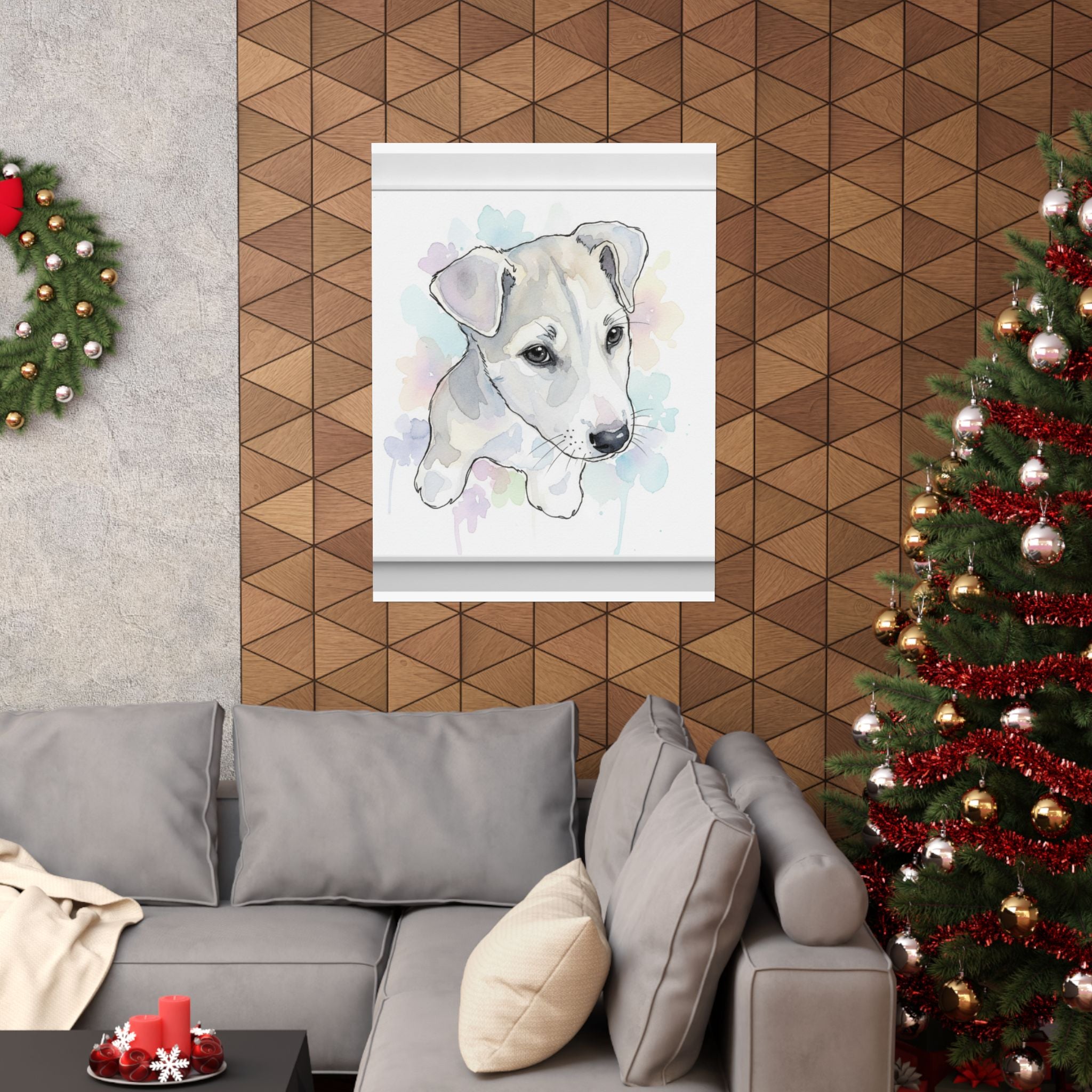 Watercolor — Dog — Matte Poster