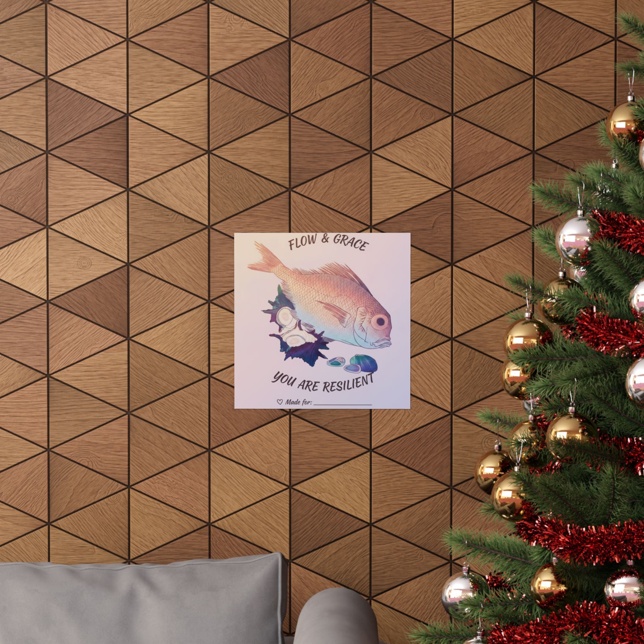 Affirmation — Tai Fish And Top-Shells — Matte Poster
