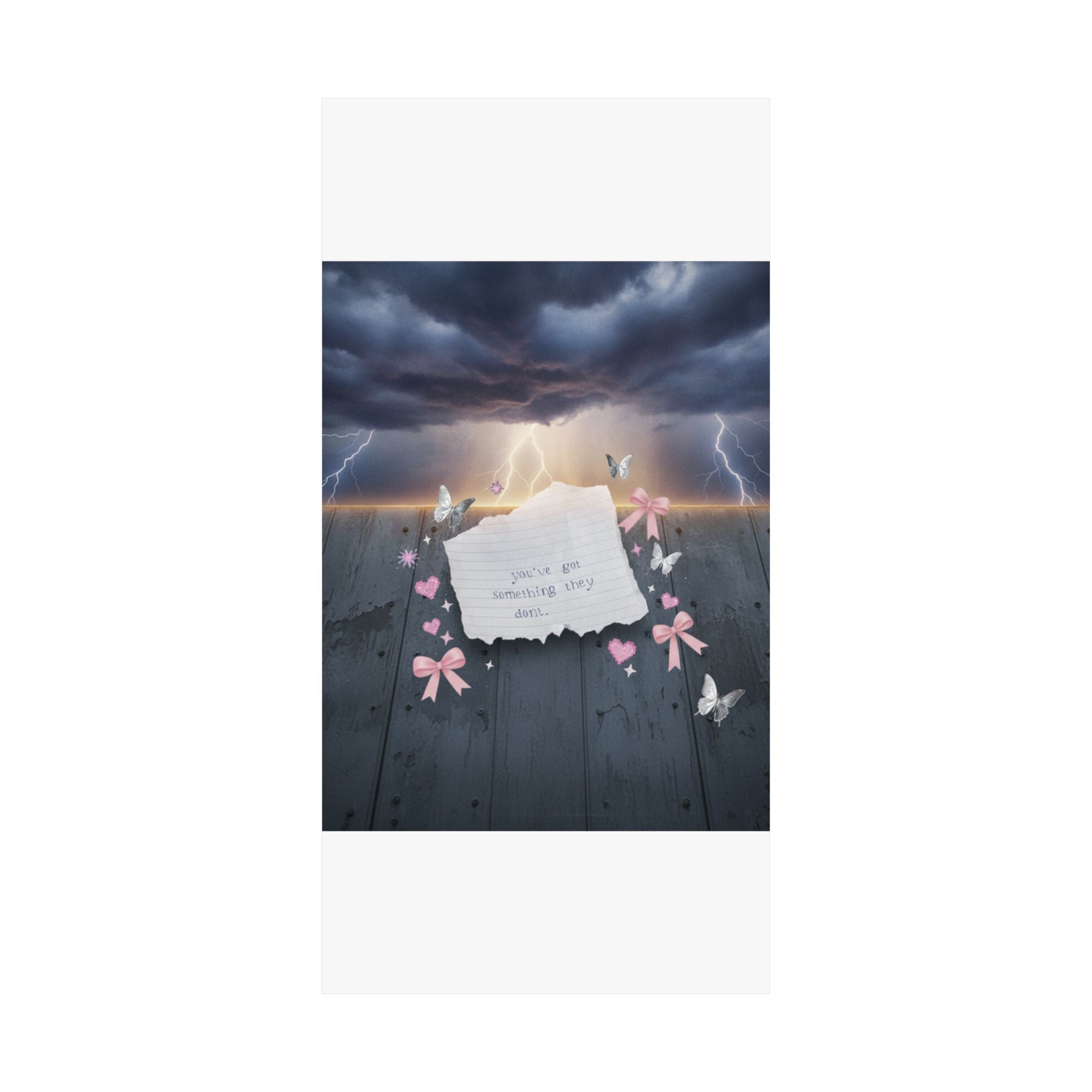 Dramatic Storm — Note — Matte Poster