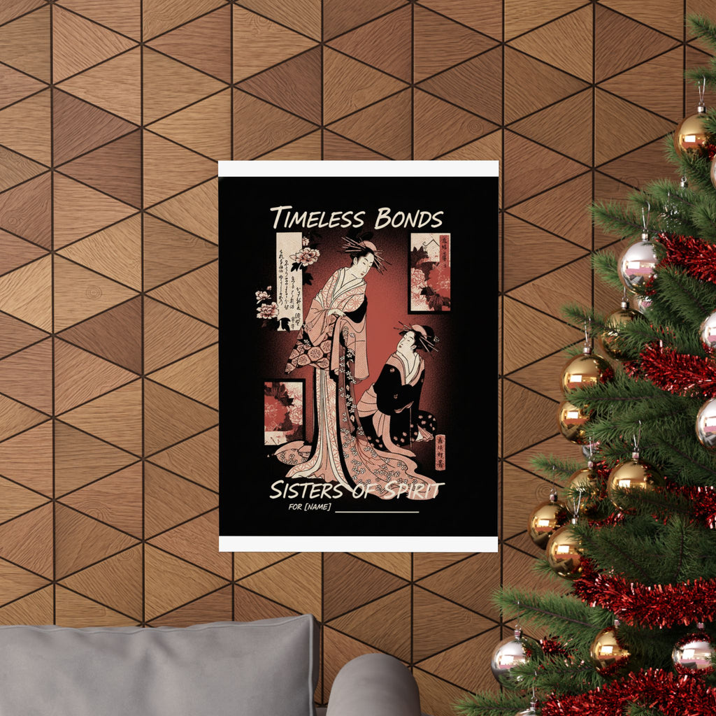 Streetwear Collage — Courtesan And Her Maid — Matte Poster