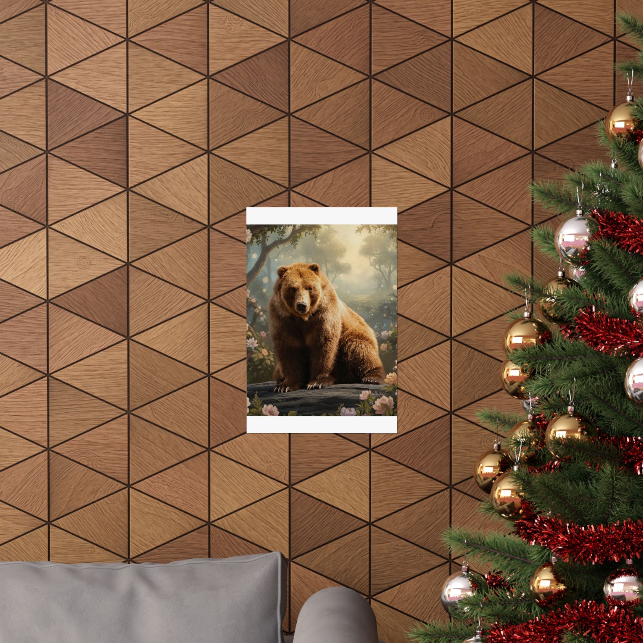 Scenic Nature — Bear — Matte Poster
