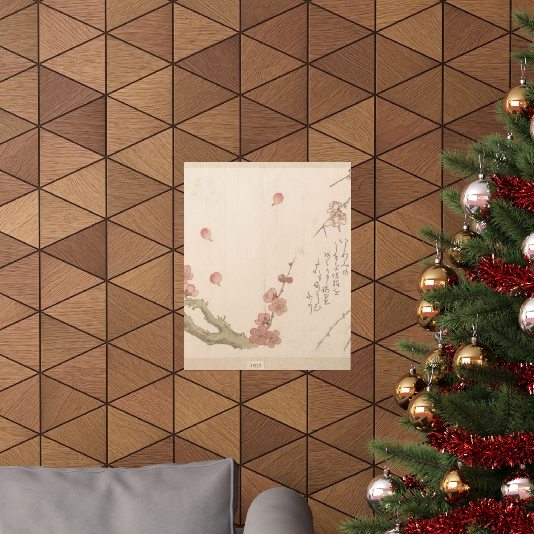 Botanical — Plum Blossom — Matte Poster